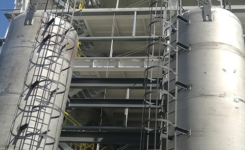 江苏理文化工有限公司 801A、B钢结构工程