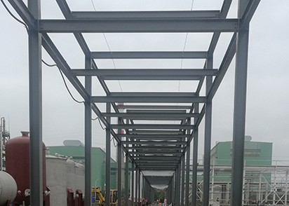 江苏理文化工有限公司  施胶剂管廊钢结构工程